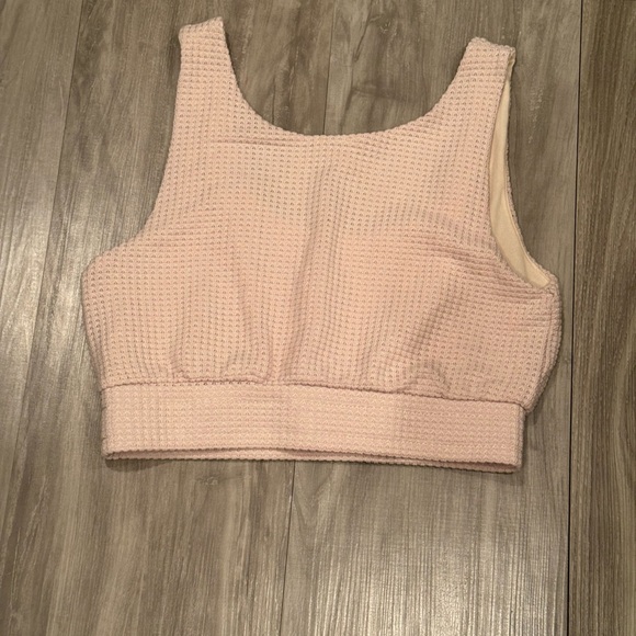 Surf Gypsy Knit Basket Cream Crop Top​ - Picture 5 of 7